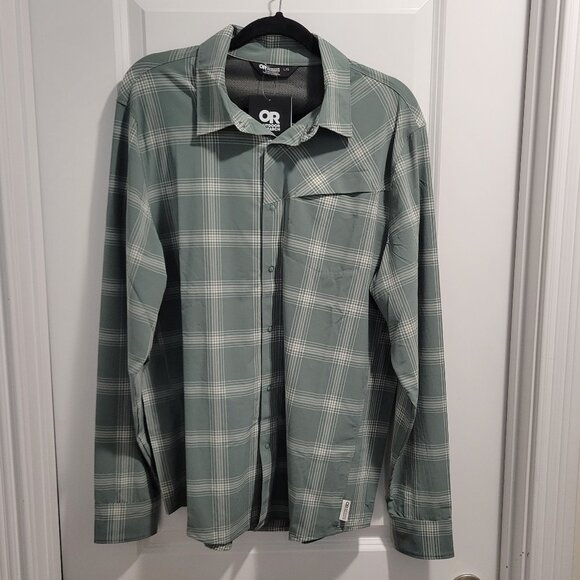 NWTs OR (Outdoor Research) Men's Astroman Long Sleeve Sun Shirt - Picture 1 of 4
